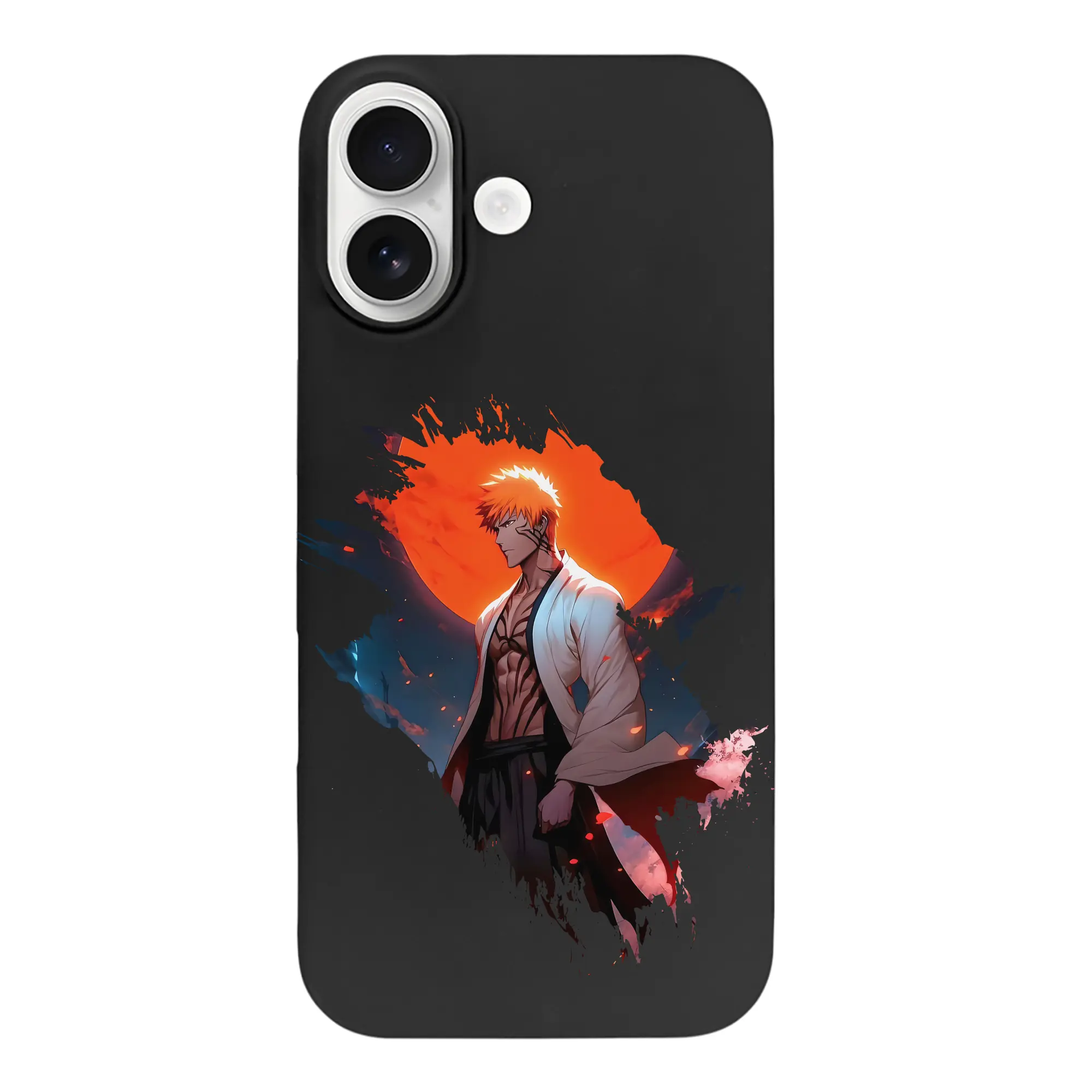 ブリーチ グッズ 黒崎 一護 - iPhone 17 シリーズ シリコンケース 薄型 耐衝撃 指紋防止 ソフトタッチカバー 精密フィット 傷防止 保護ケース iPhone 17/17 Air/17 Pro/17 Pro Max 対応